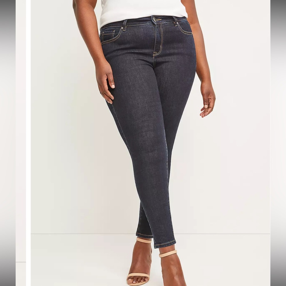 NWT Lane Bryant Signature Fit Skinny Jean - Rinse Dark
Wash 22L - Picture 2 of 11